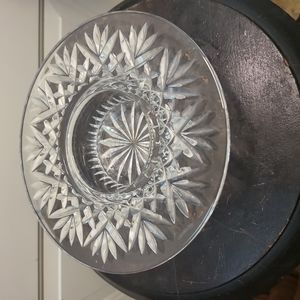 Waterford Crystal Flower Dish Bowl 8 1/8"
